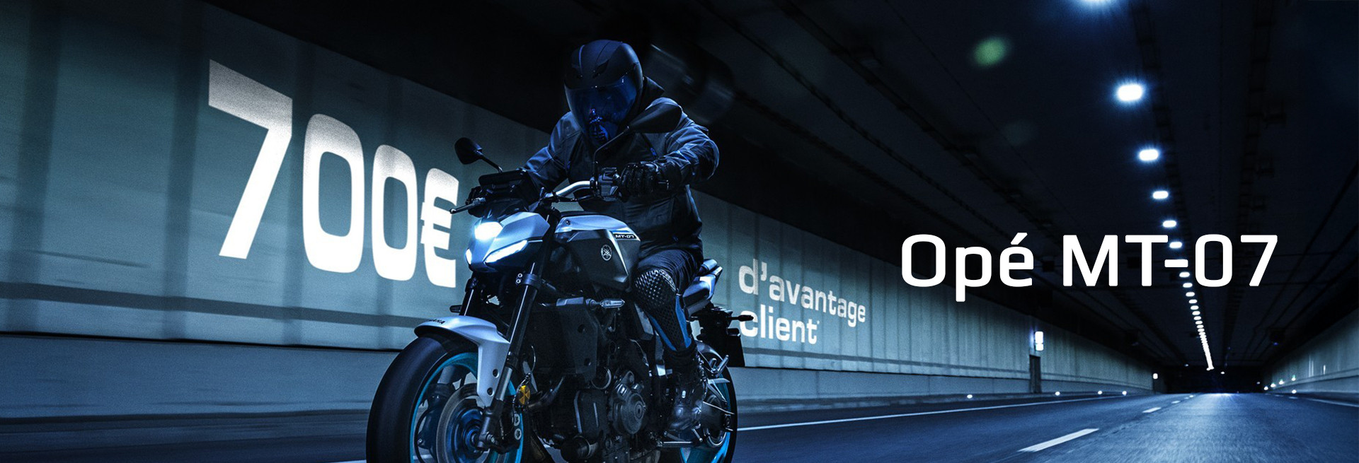 700€ de remise sur la MT-07